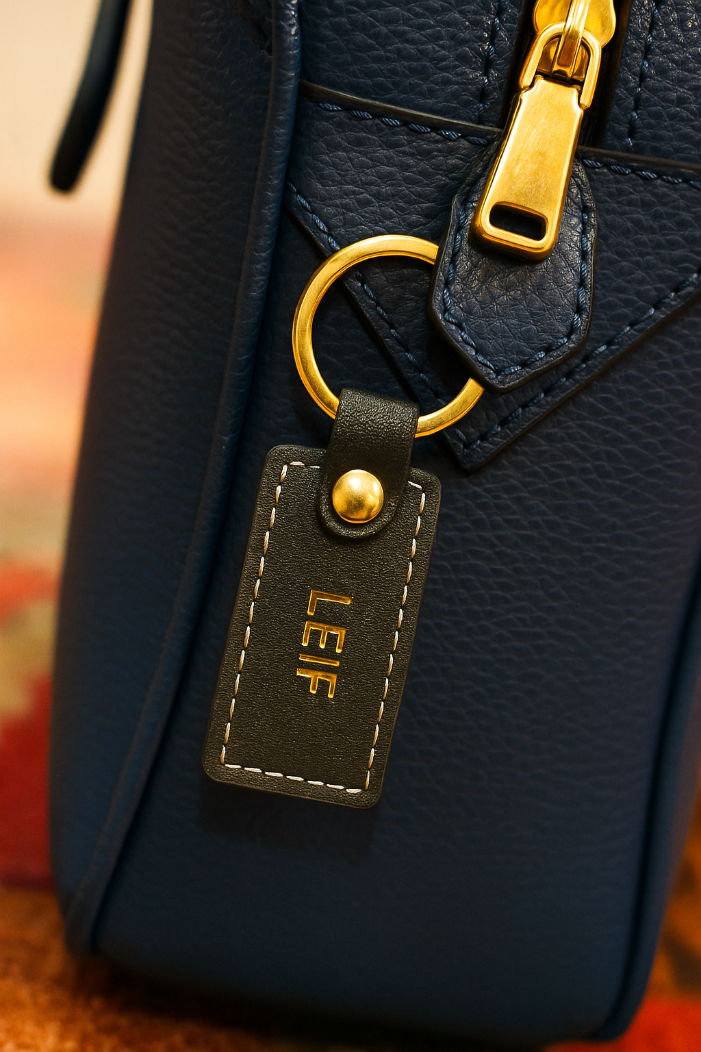 Personalized Leather Bag Tags – Back to School Ready