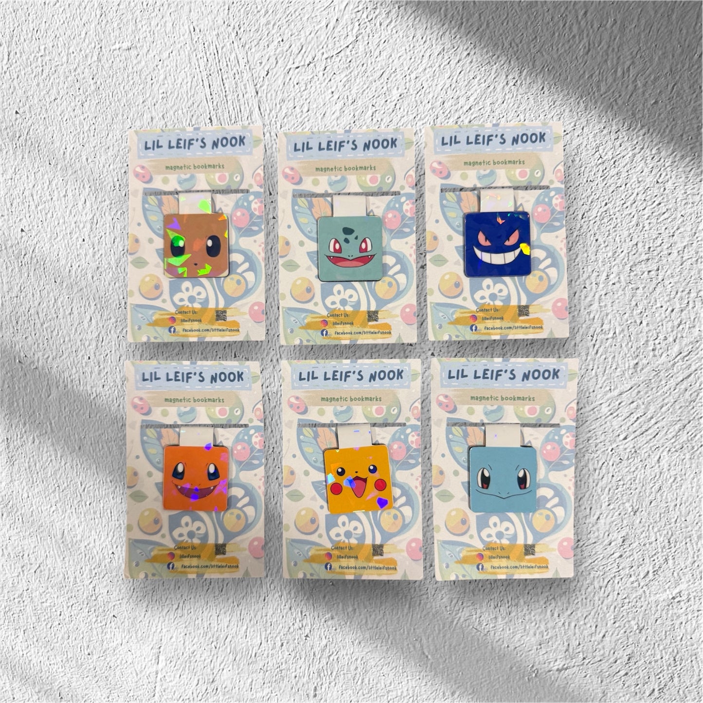 Magnetic Bookmarks for Little Readers (Small) - Pokemon