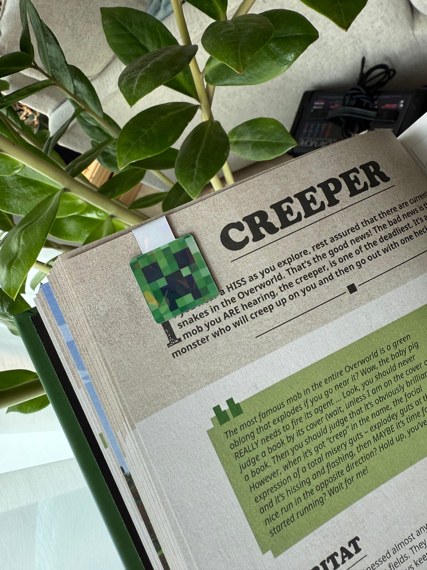 Magnetic Bookmarks for Little Readers (Small) - Minecraft