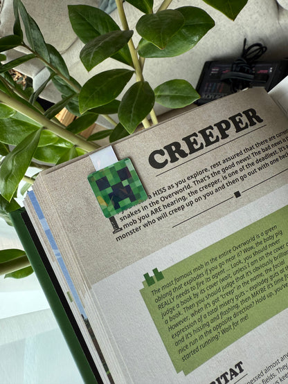 Magnetic Bookmarks for Little Readers (Small) - Minecraft