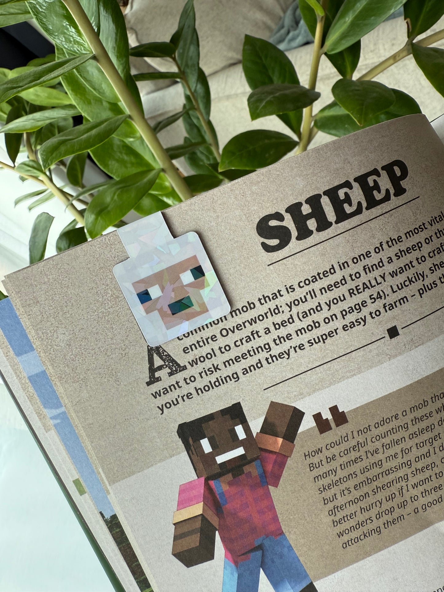 Magnetic Bookmarks for Little Readers (Small) - Minecraft