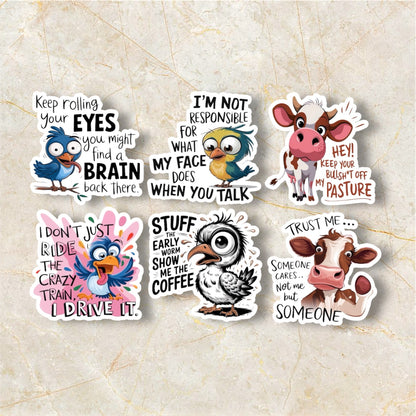 Sassy Squad - Vinyl Stickers